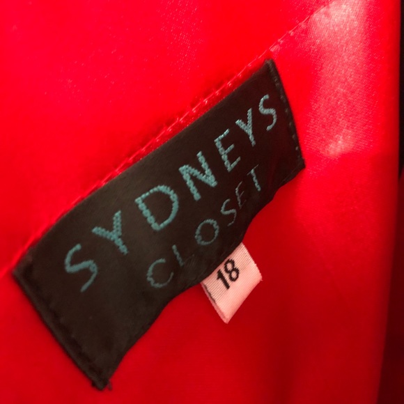 Plus size 18 ruby red homecoming dress - Picture 9 of 10